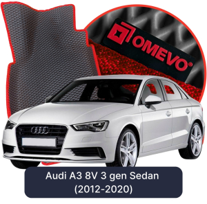 OMEVO 5D Pro EVA Fußmatten für Audi A3 8V 3 gen Limousine (2012-2020)