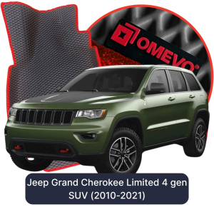 OMEVO 5D Pro EVA Fußmatten für Jeep Grand Cherokee Limited 4. Gen SUV (2010-2021)
