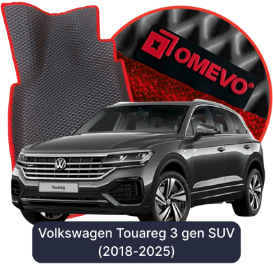 OMEVO 5D Pro EVA Fußmatten für Volkswagen Touareg 3. gen SUV (2018-2025)
