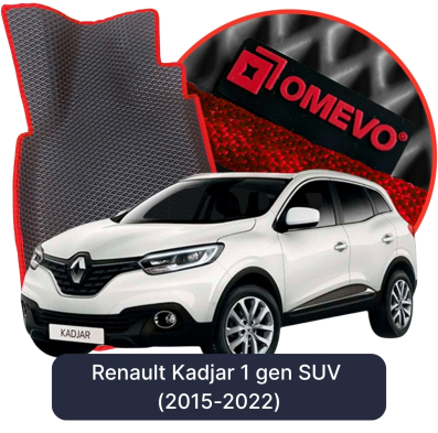 OMEVO 5D Pro EVA Fußmatten für Renault Kadjar 1 gen SUV (2015-2022)