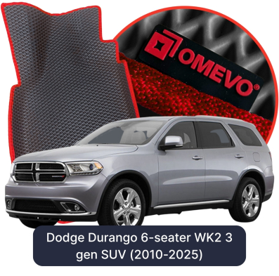 EVA Autoteppiche OMEVO für Dodge Durango 6-Sitzer WK2 3 gen SUV (2010-2025)