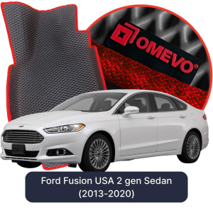 OMEVO 5D Pro EVA Fußmatten für Ford Fusion USA 2 gen Sedan (2013-2020)