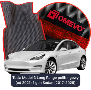 OMEVO 5D Pro EVA Fußmatten für Tesla Model 3 Long Range Facelift (ab 2021) 1 gen Limousine (2017-2025)