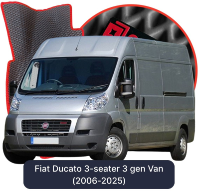 EVA Autoteppiche OMEVO für Fiat Ducato 3-Sitzer 3 gen Van (2006-2025)