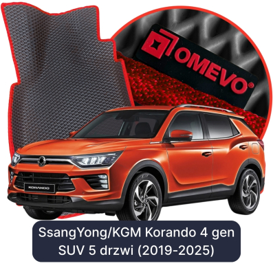OMEVO 5D Pro EVA Fußmatten für SsangYong/KGM Korando 4 gen SUV 5 Türer (2019-2025)