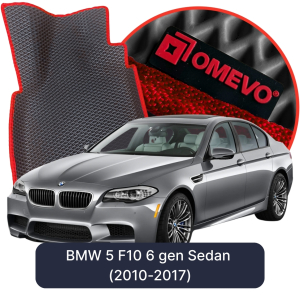 OMEVO 5D Pro EVA Fußmatten für BMW 5 F10 6 gen Limousine (2010-2017)