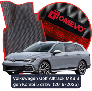 OMEVO 5D Pro EVA Fußmatten für Volkswagen Golf Alltrack MK8 8 gen Kombi 5 drzwi (2019-2025)