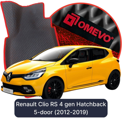 EVA Autoteppiche OMEVO für Renault Clio RS 4 gen Schrägheck 5-Türer (2012-2019)