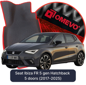 OMEVO 5D Pro EVA Fußmatten für Seat Ibiza FR 5 gen Schrägheck 5-Tuerer (2017-2025)