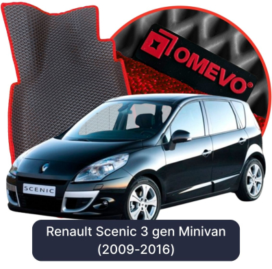 EVA Autoteppiche OMEVO für Renault Scenic 3 gen Minivan (2009-2016)