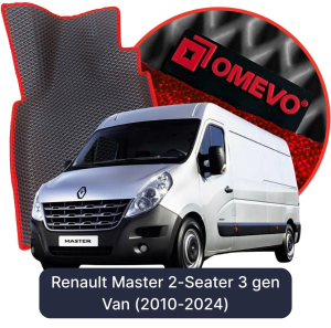 OMEVO 5D Pro EVA Fußmatten für Renault Master 2-Sitzer 3 gen Van (2010-2024)