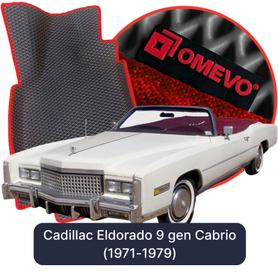 EVA Autoteppiche OMEVO für Cadillac Eldorado 9 gen Cabrio (1971-1979)