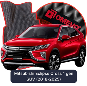 OMEVO 5D Pro EVA Fußmatten für Mitsubishi Eclipse Cross 1. Generation SUV (2018-2025)