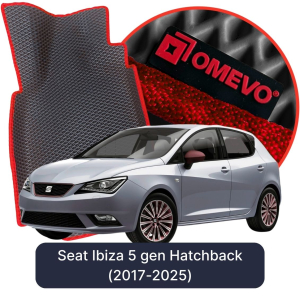 OMEVO 5D Pro EVA Fußmatten für Seat Ibiza 5 gen Hatchback (2017-2025)