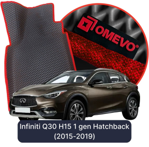 OMEVO 5D Pro EVA Fußmatten für Infiniti Q30 H15 1. Generation Hatchback (2015-2019)