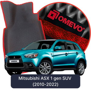 OMEVO 5D Pro EVA Fußmatten für Mitsubishi ASX 1. Generation SUV (2010-2022)
