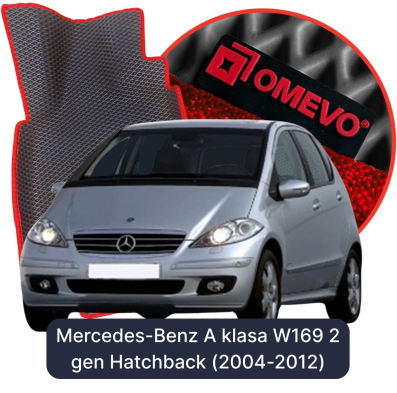 EVA Autoteppiche OMEVO für Mercedes-Benz A-Klasse W169 2 gen Schrägheck 5-Türer (2004-2012)