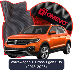 OMEVO 5D Pro EVA Fußmatten für Volkswagen T-Cross 1. gen SUV (2018-2025)