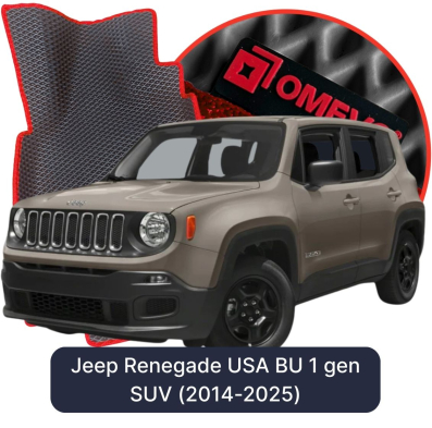 EVA Autoteppiche OMEVO für Jeep Renegade USA BU 1. Gen SUV (2014-2025)