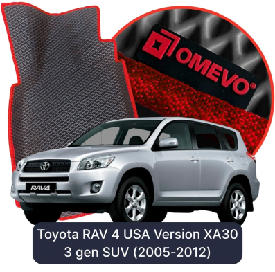 EVA Autoteppiche OMEVO für Toyota RAV 4 USA Version XA30 3. Gen SUV (2005-2012)