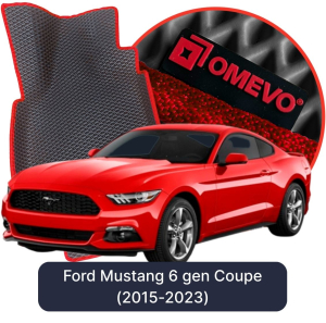 OMEVO 5D Pro EVA Fußmatten für Ford Mustang 6. gen Coupe (2015-2023)