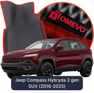 OMEVO 5D Pro EVA Fußmatten für Jeep Compass Hybrid 2 gen SUV (2016-2026)