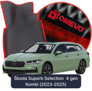 OMEVO 5D Pro EVA Fußmatten für Škoda Superb Selection 4 gen Kombi (2023-2025)