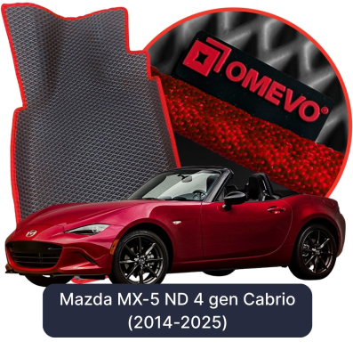 EVA Autoteppiche OMEVO für Mazda MX-5 ND 4 gen Cabrio (2014-2025)