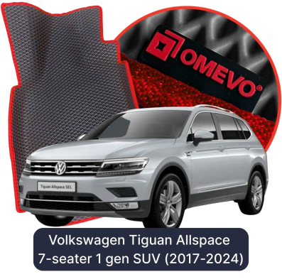 EVA Autoteppiche OMEVO für Volkswagen Tiguan Allspace 7-Sitzer 1. gen SUV (2017-2024)
