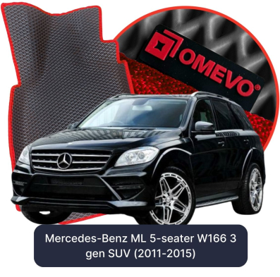 EVA Autoteppiche OMEVO für Mercedes-Benz ML 5-Sitzer W166 3. Generation SUV (2011-2015)
