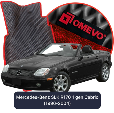 EVA Autoteppiche OMEVO für Mercedes-Benz SLK R170 1. Generation Cabrio (1996-2004)