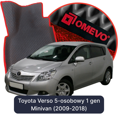 EVA Autoteppiche OMEVO für Toyota Verso 5-Sitzer 1. Gen Minivan (2009-2018)