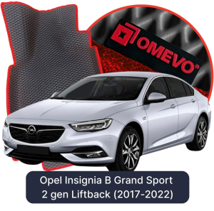 OMEVO 5D Pro EVA Fußmatten für Opel Insignia B Grand Sport 2. gen Liftback (2017-2022)