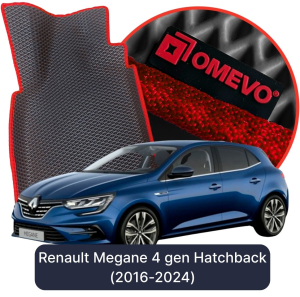 OMEVO 5D Pro EVA Fußmatten für Renault Megane 4 gen Hatchback5 Türen (2016-2024)