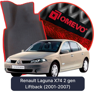 EVA Autoteppiche OMEVO für Renault Laguna X74 2 gen Liftback (2001-2007)