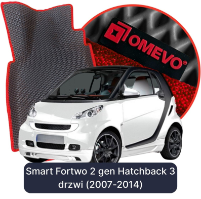 EVA Autoteppiche OMEVO für Smart Fortwo 2 gen Hatchback (2007-2014)