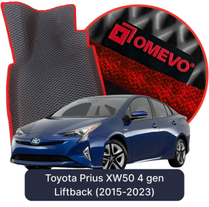 OMEVO 5D Pro EVA Fußmatten für Toyota Prius XW50 4 gen Liftback (2015-2023)