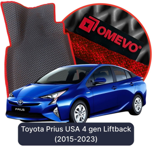 OMEVO 5D Pro EVA Fußmatten für Toyota Prius USA 4. Gen Liftback (2015-2023)