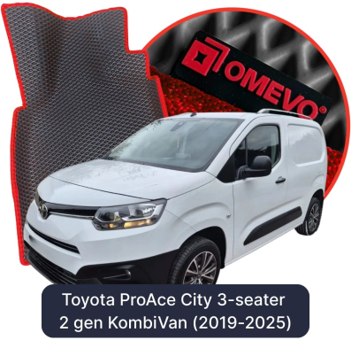 EVA Autoteppiche OMEVO für Toyota ProAce City 3-Sitzer 2. Gen KombiVan (2019-2025)