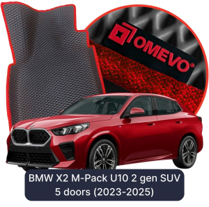 OMEVO 5D Pro EVA Fußmatten für BMW X2 M-Pack U10 2. Generation SUV 5 Türen (2023-2025)