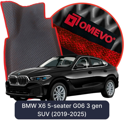 EVA Autoteppiche OMEVO für BMW X6 5-Sitzer G06 3 gen SUV (2019-2025)