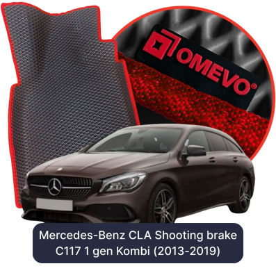EVA Autoteppiche OMEVO für Mercedes-Benz CLA Shooting Brake C117 1 gen Kombi (2013-2019)