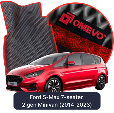 EVA Autoteppiche OMEVO für Ford S-Max 7-Sitzer 2. gen Minivan (2014-2023)