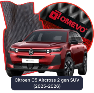 OMEVO 5D Pro EVA Fußmatten für Citroën C5 Aircross 2 gen SUV (2025-2026)