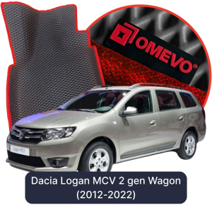 OMEVO 5D Pro EVA Fußmatten für Dacia Logan MCV 2 gen Kombi (2012-2022)
