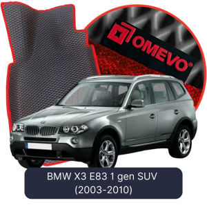 OMEVO 5D Pro EVA Fußmatten für BMW X3 E83 1 gen SUV (2003-2010)