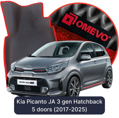 EVA Autoteppiche OMEVO für Kia Picanto JA 3. Gen Hatchback 5 Türen (2017-2025)