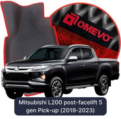 EVA Autoteppiche OMEVO für Mitsubishi L200 Post-Facelift 5. Generation Pick-up (2019-2023)