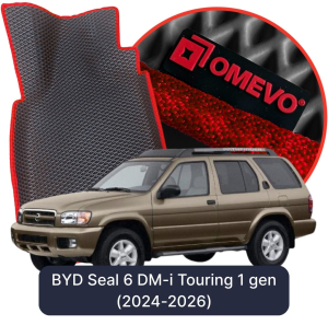 OMEVO 5D Pro EVA Fußmatten für Nissan Pathfinder 5-Sitzer R50 2 gen SUV (1996-2004)