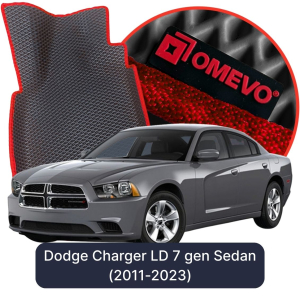 OMEVO 5D Pro EVA Fußmatten für Dodge Charger LD 7 gen Limousine (2011-2023)